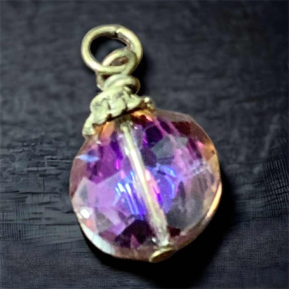 Glass bead charm
